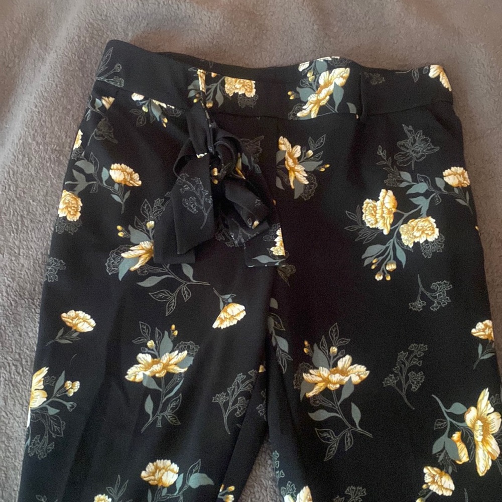 tie belt Flower DressPants 🎀